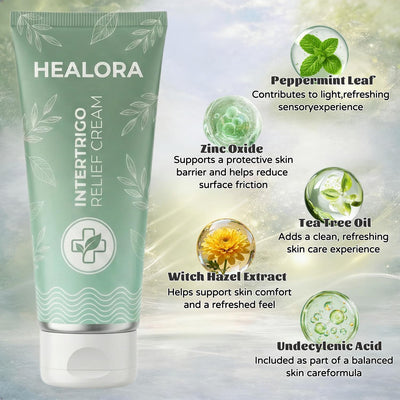 Healora Intertrigo Cream, Skin Fold Care & Chafing Support Cream